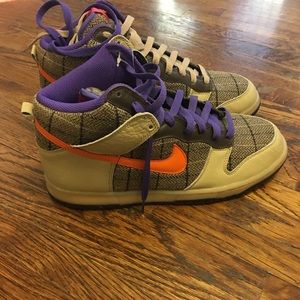 Nike dunk men’s size 10 like new plaid
